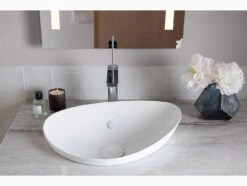 Veil™ 530mm Oval Vessel Basin -HERA Bathware Sales veil 530mm oval vessel basinkohler 857917