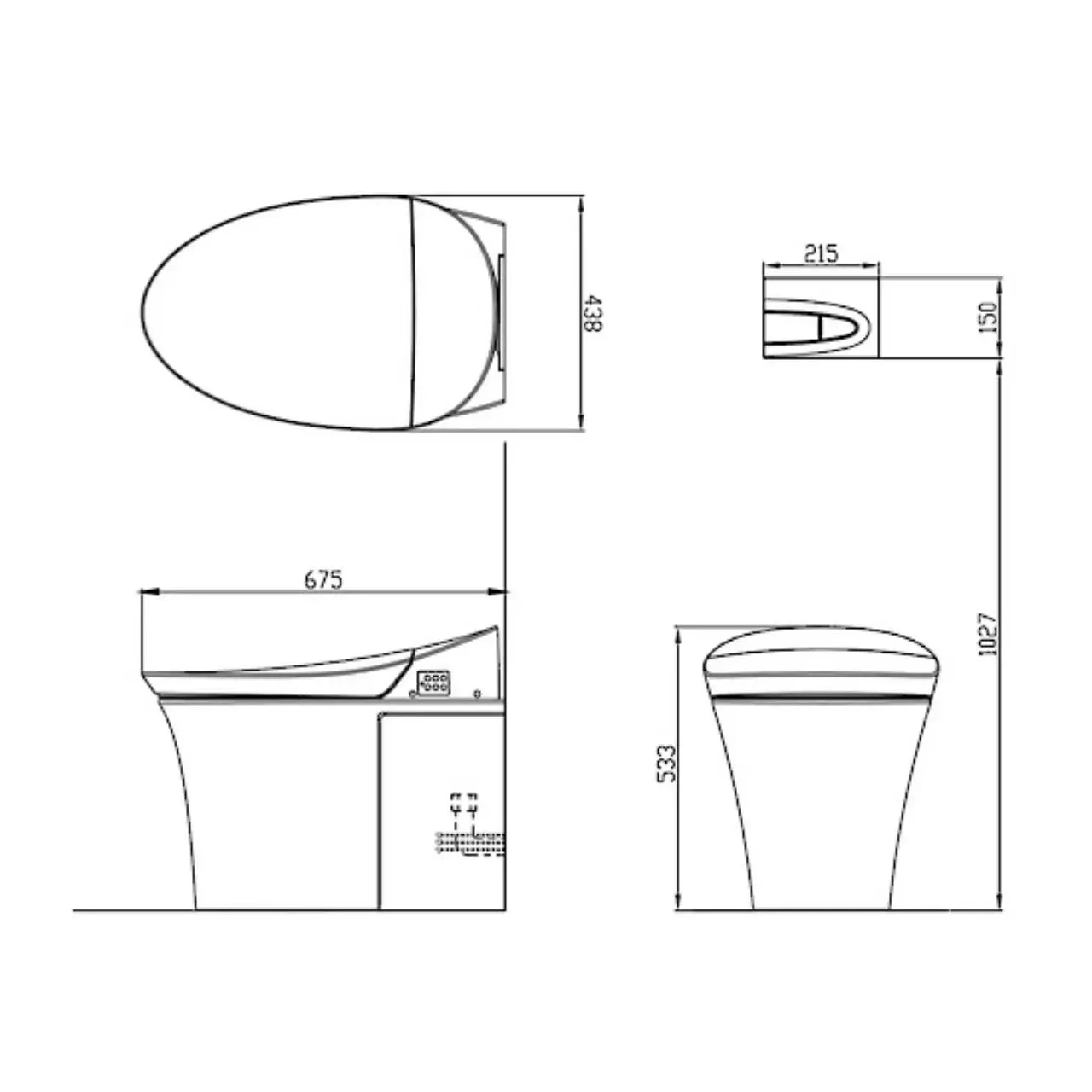 Veil Integrated Wall Faced Toilet Veil Integrated Wall Faced Toilet -HERA Bathware Sales veil integrated wall faced toiletkohler 179106