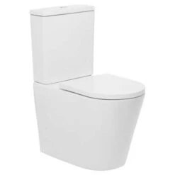 Venezia Closed Coupled Back To Wall Rimless Comfort Toilet Suite With Seat