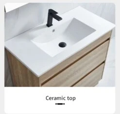 Venezia Free Standing Timber Look Vanity 600mm -HERA Bathware Sales venezia free standing timber look vanity 600mmvanitieslouis marco 278739