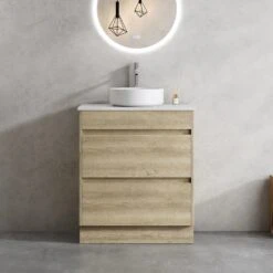 Venezia Free Standing Timber Look Vanity 750mm