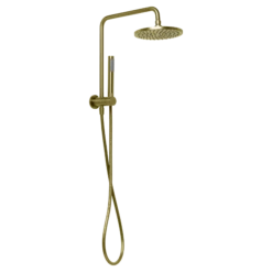 Venezia Short Twin Shower -HERA Bathware Sales venezia short twin showerbrushed brassshower setjohnson suisse 446658