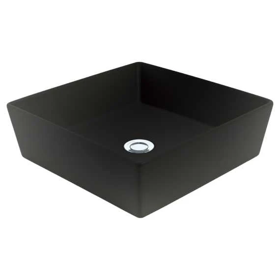 Venezia Square Countertop Vessel 380x380mm | Johnson Suisse Venezia Square Countertop Vessel 380x380mm | Johnson Suisse -HERA Bathware Sales venezia square countertop vessel 380x380mmchrome pop upgraphitebasinjohnson suisse 882034