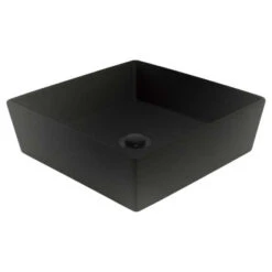 Venezia Square Countertop Vessel 380x380mm | Johnson Suisse 5 Venezia Square Countertop Vessel 380x380mm | Johnson Suisse -HERA Bathware Sales venezia square countertop vessel 380x380mmmatte black pop upgraphitebasinjohnson suisse 889982