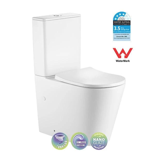 VERA Tornado Rimless Back to Wall Toilet Suite VERA Tornado Rimless Back To Wall Toilet Suite -HERA Bathware Sales vera tornado rimless back to wall toilet suitematte whitetoiletbest bm 757694