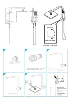 Vibe 2 In 1 Shower Set - Chrome 4 Vibe 2 In 1 Shower Set - Chrome -HERA Bathware Sales vibe 2 in 1 shower set chromechromeshower setnero tapware 660976