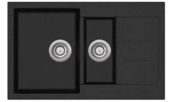 Viva Granite Sink 1 & 1/2 Bowl Black