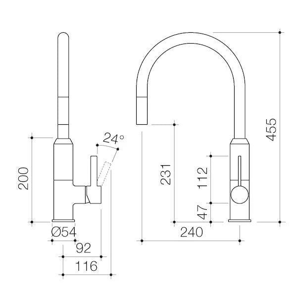 Vixen Retractable Sink Mixer | Dorf Caroma Vixen Retractable Sink Mixer | Dorf Caroma -HERA Bathware Sales vixen retractable sink mixer dorf caromachromekitchen mixerdorf 952395