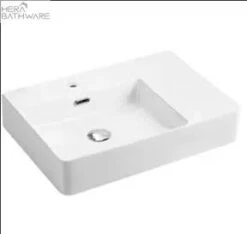 Wall Hung Square Left Hand Basin 600mm