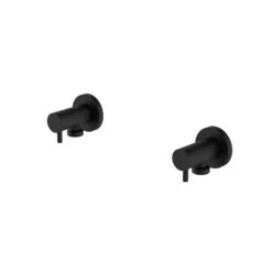Washing Machine Tap Set - Matte Black
