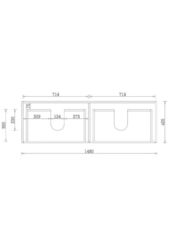 Yoko Wall Hung Vanity 600-1500mm -HERA Bathware Sales yoko wall hung vanity 600 1500mmglossy white750vanitiessunny group 667928
