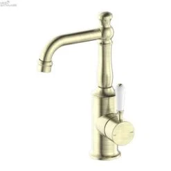 YORK Basin Mixer 8 YORK Basin Mixer -HERA Bathware Sales york basin mixerwhite porcelainaged brassbasin mixernero tapware 486146