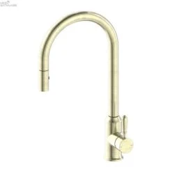 YORK Pull Out Sink Mixer With Vegie Spray -HERA Bathware Sales york pull out sink mixer with vegie spraymetalaged brasskitchen mixernero tapware 780260