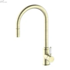 YORK Pull Out Sink Mixer With Vegie Spray -HERA Bathware Sales york pull out sink mixer with vegie spraywhite porcelainaged brasskitchen mixernero tapware 677856