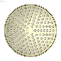 YORK Shower Head 200mm -HERA Bathware Sales york shower head 200mmaged brassshower headnero tapware 615566