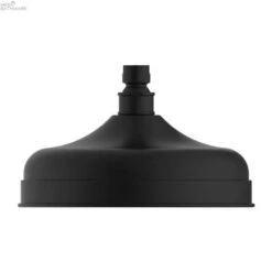 YORK Shower Head 200mm -HERA Bathware Sales york shower head 200mmmatte blackshower headnero tapware 526206