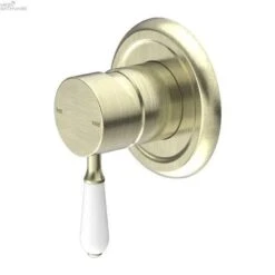 YORK Shower Mixer -HERA Bathware Sales york shower mixerwhite porcelainaged brassshower mixernero tapware 972552