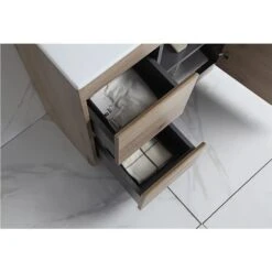 York Timber Slim Look Free Standing Vanity - 600mm -HERA Bathware Sales york timber slim look free standing vanity 600mmceramic topvanitiesaulic 257158