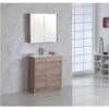 York Timber Slim Look Free Standing Vanity - 600mm -HERA Bathware Sales york timber slim look free standing vanity 600mmceramic topvanitiesaulic 917857