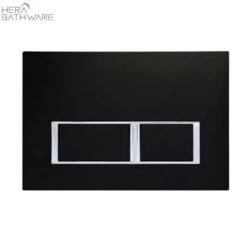 Zegna Matte Black In Wall Toilet With R&T Cistern -HERA Bathware Sales zegna matte black in wall toilet with rt cisternabs flush panel black strip squarematte blacktoiletinspire bathware 672312