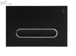 Zegna Matte Black In Wall Toilet With R&T Cistern -HERA Bathware Sales zegna matte black in wall toilet with rt cisternabs flush panel black stripmatte blacktoiletinspire bathware 104256