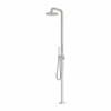 Zen SS316L Outdoor Freestanding Shower Column -HERA Bathware Sales zen ss316l outdoor freestanding shower columnbrushed nickelshower setnero tapware 870708