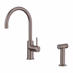 Zen SS316L Outdoor Kitchen Mixer With Hand Spray -HERA Bathware Sales zen ss316l outdoor kitchen mixer with hand spraygraphitebasin mixernero tapware 827198