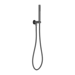 Zen SS316L Shower On Bracket With Outdoor Shower Hose -HERA Bathware Sales zen ss316l shower on bracket with outdoor shower hosegraphitehand showernero tapware 263011