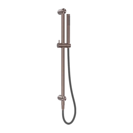 Zen SS316L Shower Rail With Outdoor Shower Hose Zen SS316L Shower Rail With Outdoor Shower Hose -HERA Bathware Sales zen ss316l shower rail with outdoor shower hosebrushed bronzeshower railsnero tapware 223011