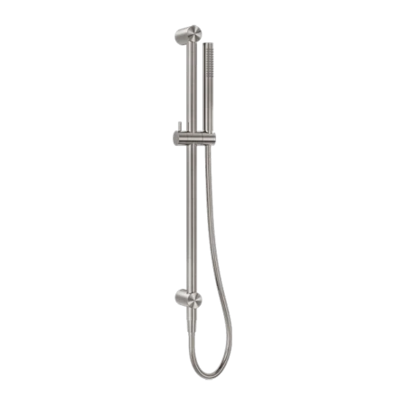 Zen SS316L Shower Rail Zen SS316L Shower Rail -HERA Bathware Sales zen ss316l shower railbrushed nickelshower railsnero tapware 948831