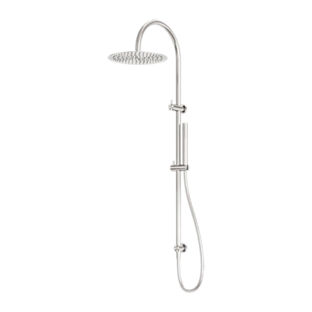 Zen SS316L Twin Shower Zen SS316L Twin Shower -HERA Bathware Sales zen ss316l twin showerbrushed nickelshower setnero tapware 333112